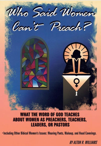 Who Said Women Can't Preach? PDF