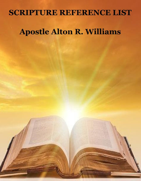 Scripture Reference List PDF – Church Ministry Resource Bookstore